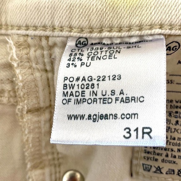 AG Adriano Goldschmied 31R The Legging Ankle Super Skinny Tan Denim Jeans 31R
C - Picture 10 of 10